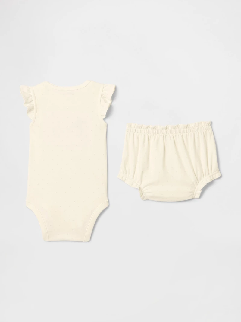 Baby Supima® Bear Bodysuit Outfit Set