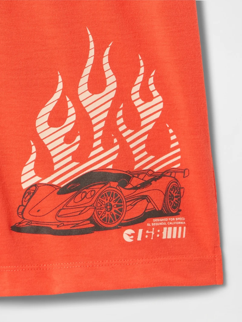 Kids Hot Wheels Recycled PJ Shorts