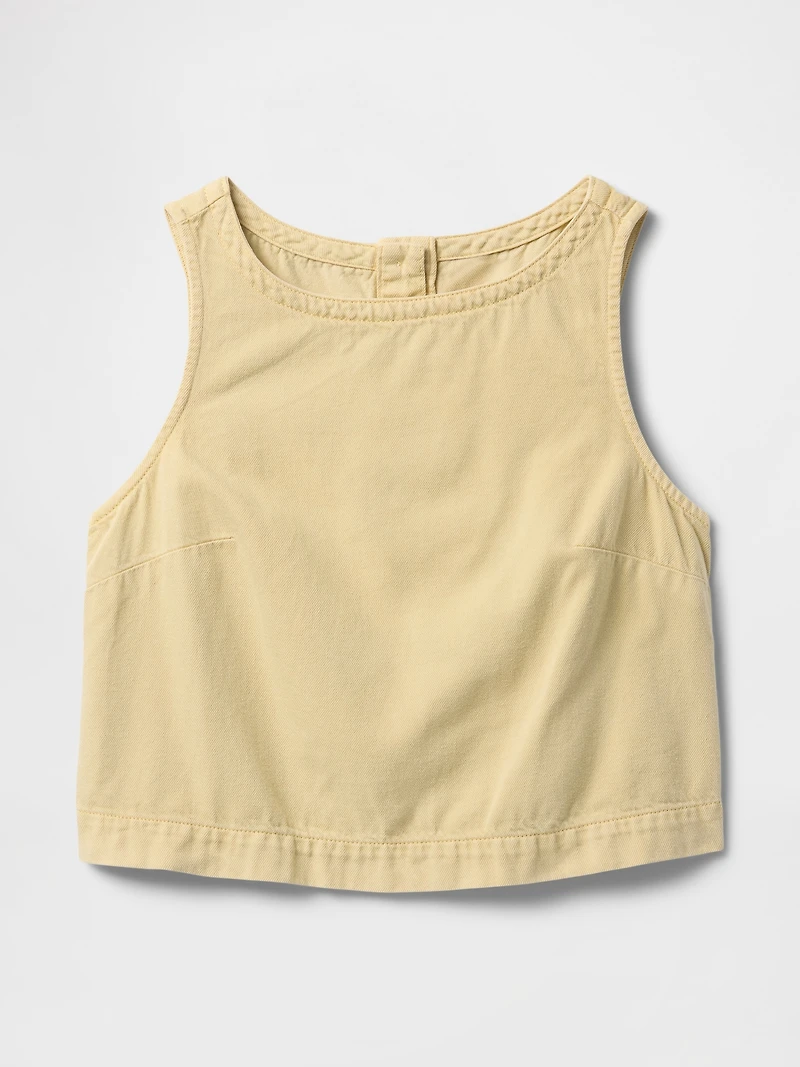 UltraSoft Denim Shell Tank Top