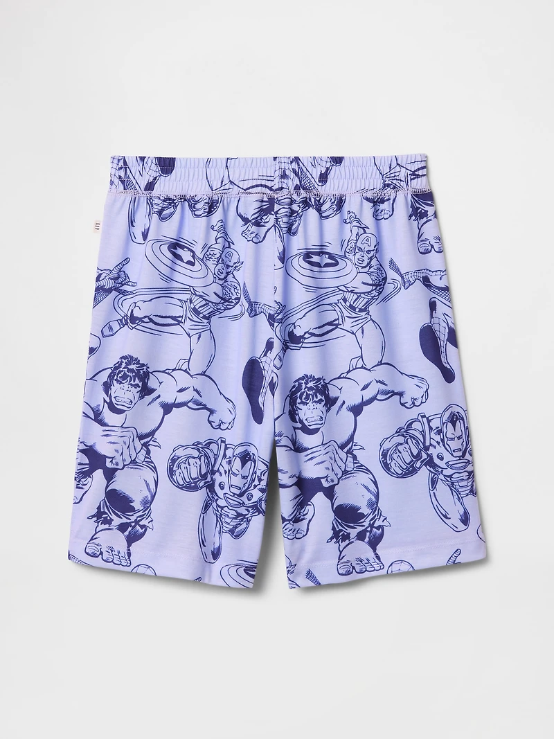 Kids Marvel Recycled PJ Shorts