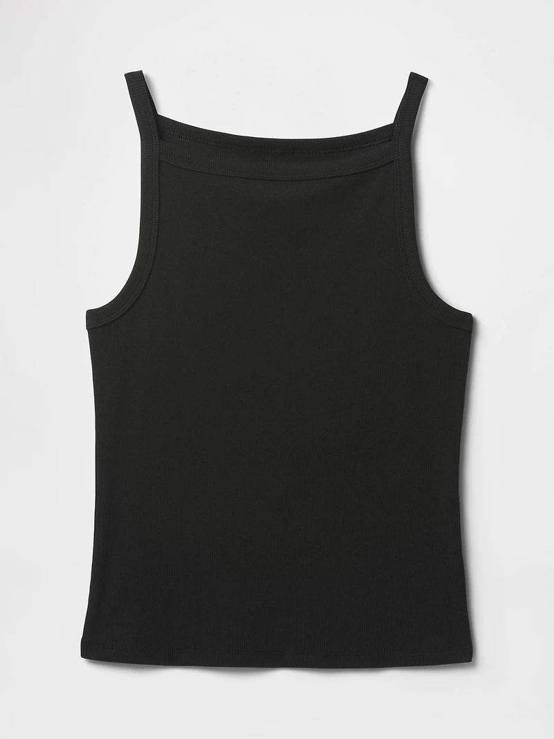 Modern Apron-Neck Tank Top
