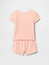 Baby & Toddler Recycled Pointelle PJ Short Set
