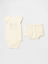 Baby Supima® Bear Bodysuit Outfit Set
