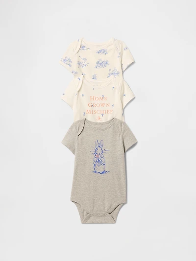 Baby Peter Rabbit™ First Favorites Organic Cotton Bodysuit (3-Pack)