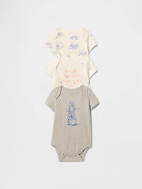 Baby Peter Rabbit™ First Favorites Organic Cotton Bodysuit (3-Pack)