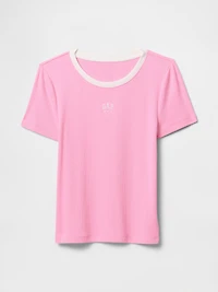 Modern Logo Crop T-Shirt