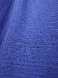 Cotton Gauze Easy Barrel Pants
