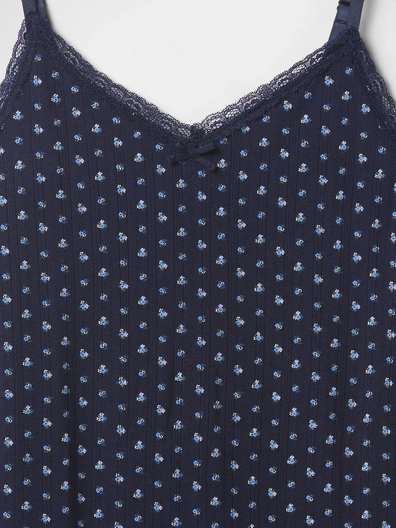 Pointelle PJ Slip Dress