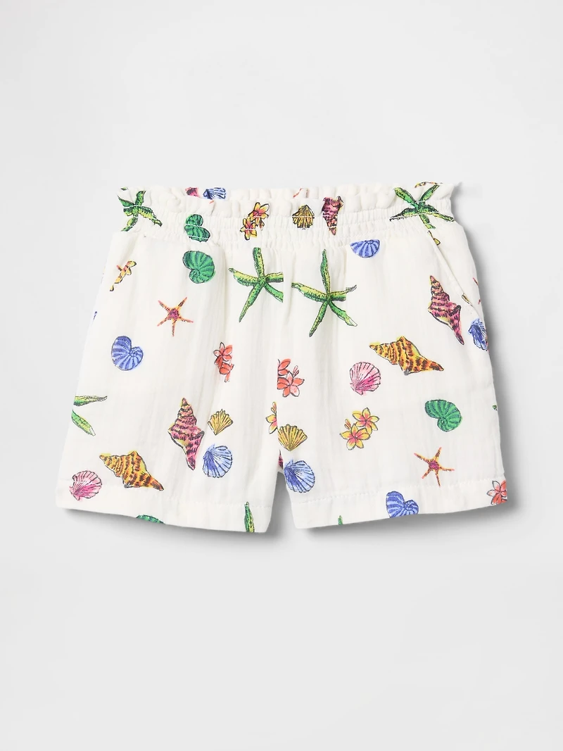 Baby & Toddler Crinkle Gauze Pull-On Shorts
