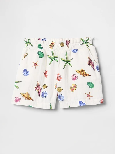 Baby & Toddler Crinkle Gauze Pull-On Shorts
