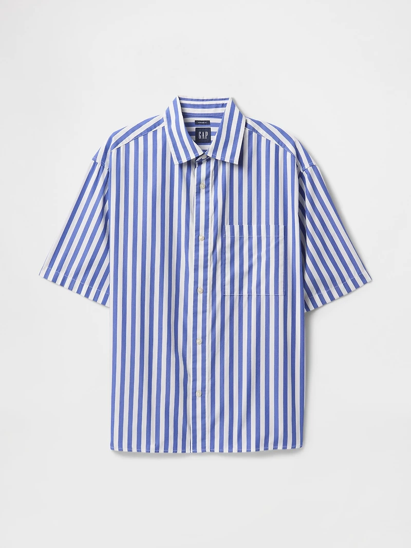 Organic Cotton Oversized Poplin Shirt