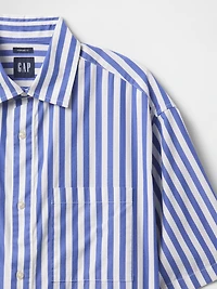 Organic Cotton Oversized Poplin Shirt