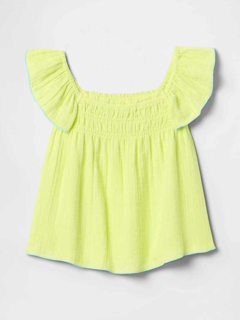 Baby & Toddler Crinkle Gauze Top