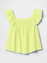 Baby & Toddler Crinkle Gauze Top