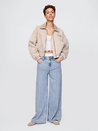 Mid Rise UltraSoft Boxer Baggy Jeans
