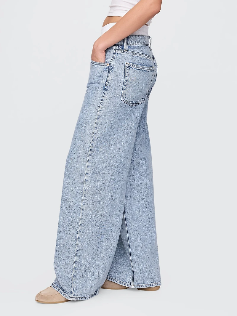 Mid Rise UltraSoft Boxer Baggy Jeans