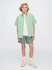 Kids Linen-Cotton Relaxed Shirt