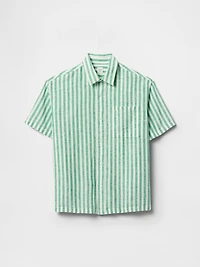 Kids Linen-Cotton Relaxed Shirt