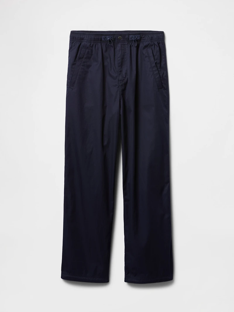 Twill Parachute Baggy Pants