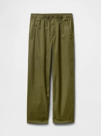 Twill Parachute Baggy Pants