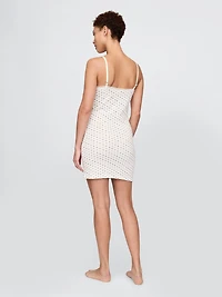 Pointelle PJ Slip Dress