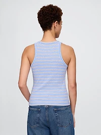 Modern Rib Logo Halter Top