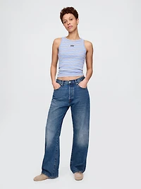 Modern Rib Logo Halter Top
