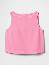 UltraSoft Denim Shell Tank Top
