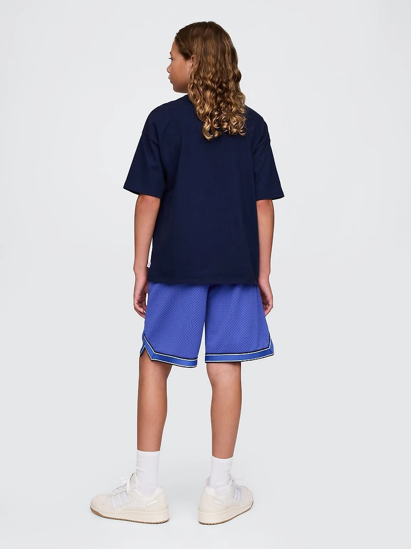 Kids GapFit 8.5" Mesh Pull-On Shorts