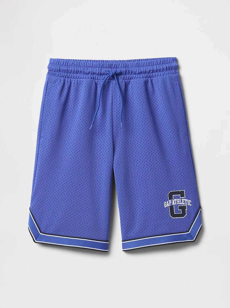 Kids GapFit 8.5" Mesh Pull-On Shorts
