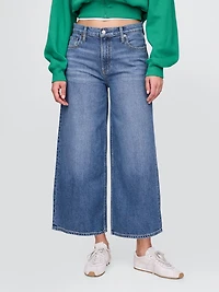 Mid Rise UltraSoft Baggy Crop Jeans