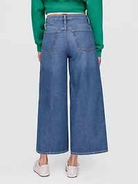 Mid Rise UltraSoft Baggy Crop Jeans