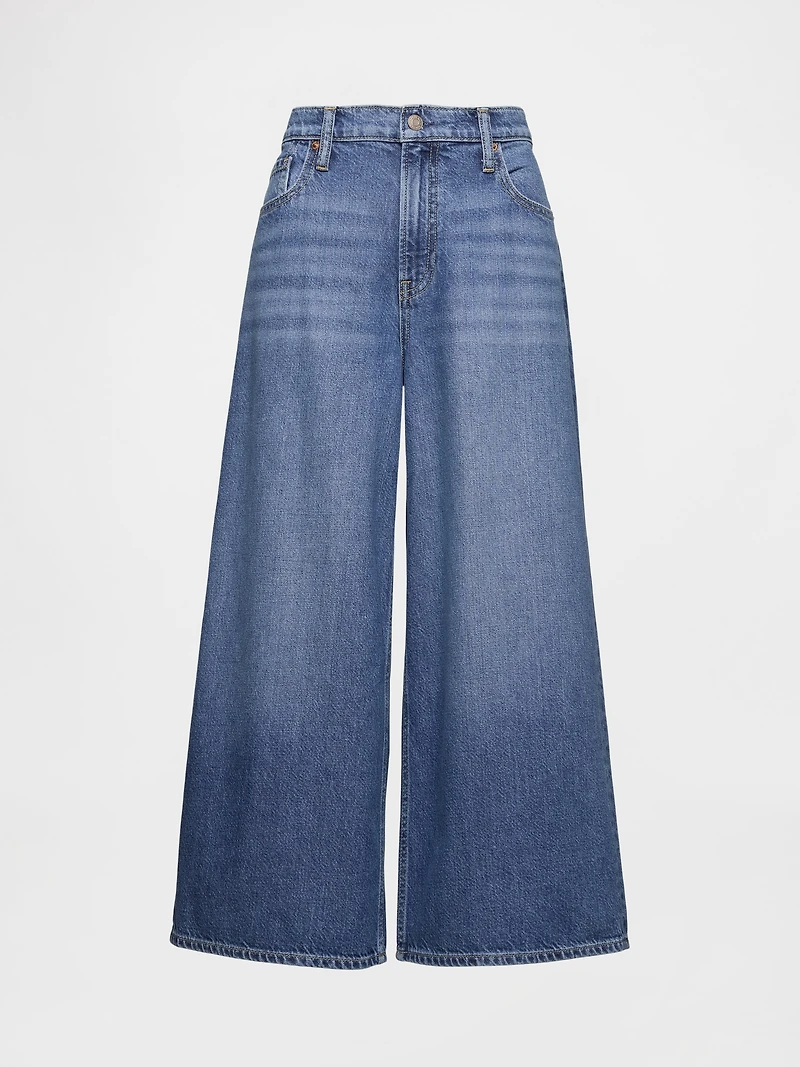 Mid Rise UltraSoft Baggy Crop Jeans