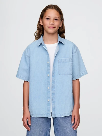 Kids Denim Shirt