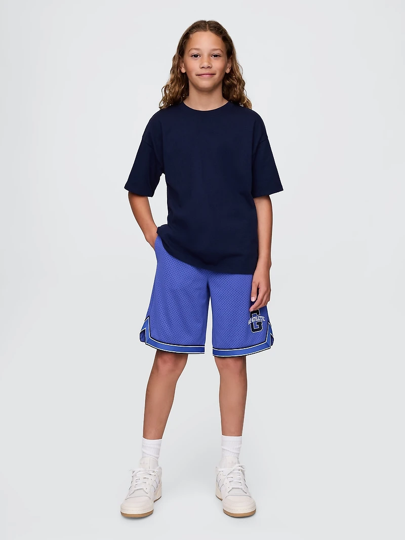 Kids GapFit 8.5" Mesh Pull-On Shorts