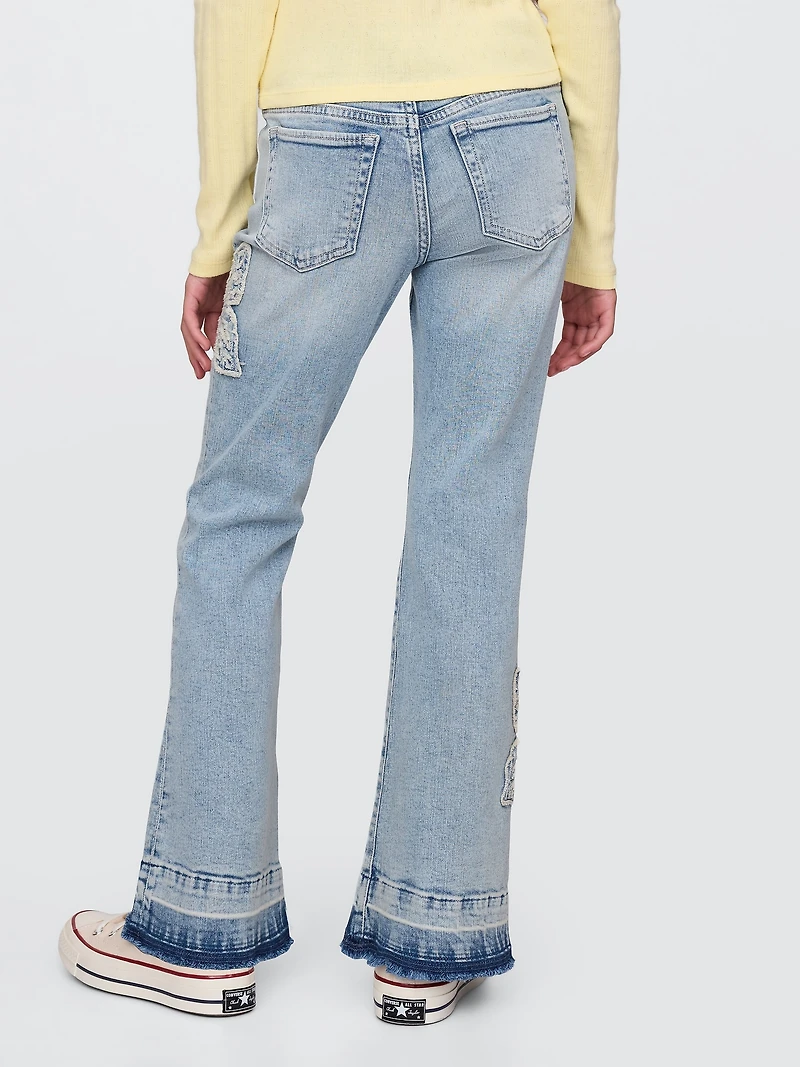 Kids High Rise '70s Flare Jeans
