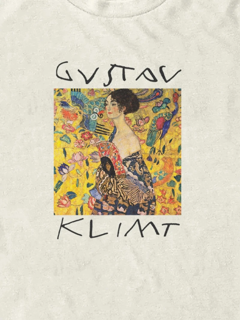 Gustav Klimt Fine Art Oversized Graphic T-Shirt