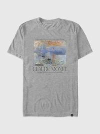 Monet Sunrise Oversized Graphic T-Shirt