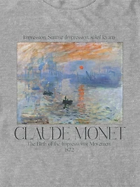 Monet Sunrise Oversized Graphic T-Shirt