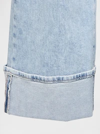 High Rise Stride Wide-Leg Jeans