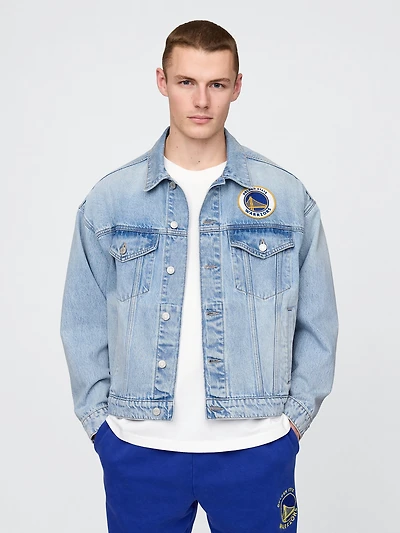 NBA Golden State Warriors Icon Denim Jacket