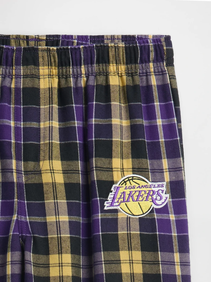 Kids NBA Los Angeles Lakers Flannel PJ Pants