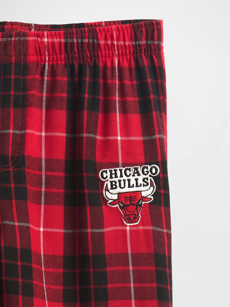 Kids NBA Chicago Bulls Flannel PJ Pants