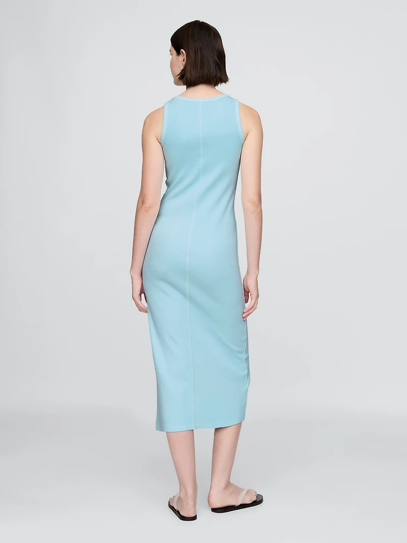 Rib Midi Tank Dress