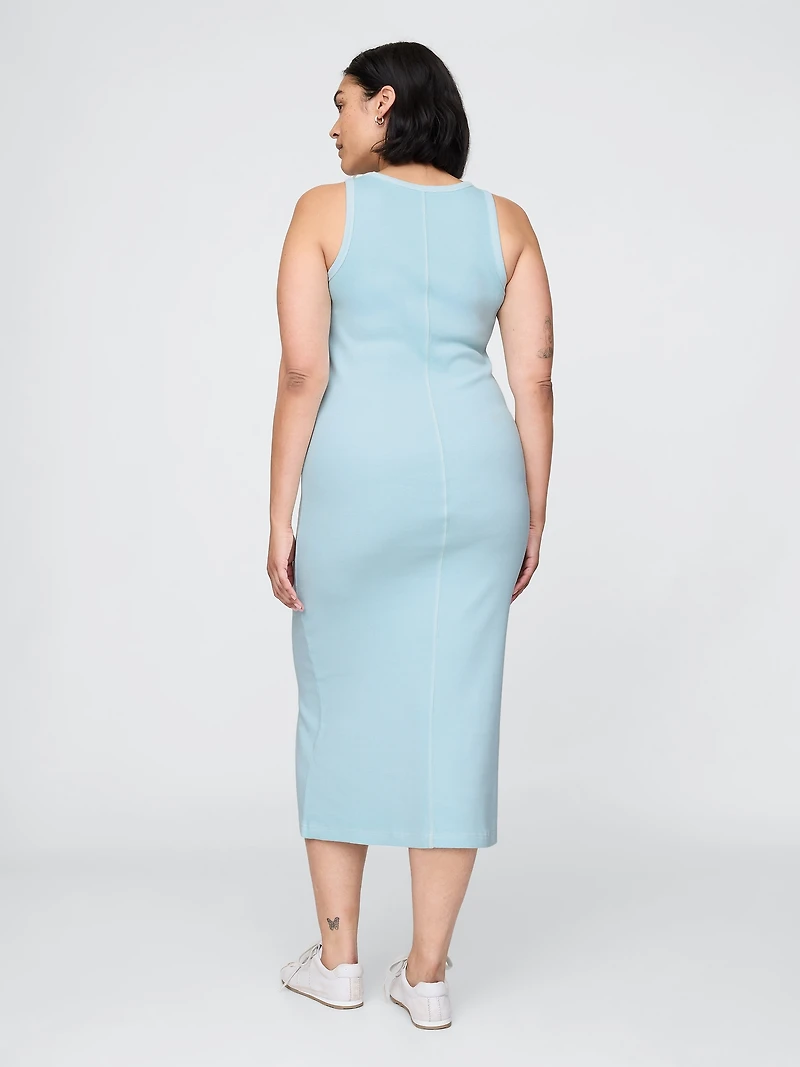 Rib Midi Tank Dress