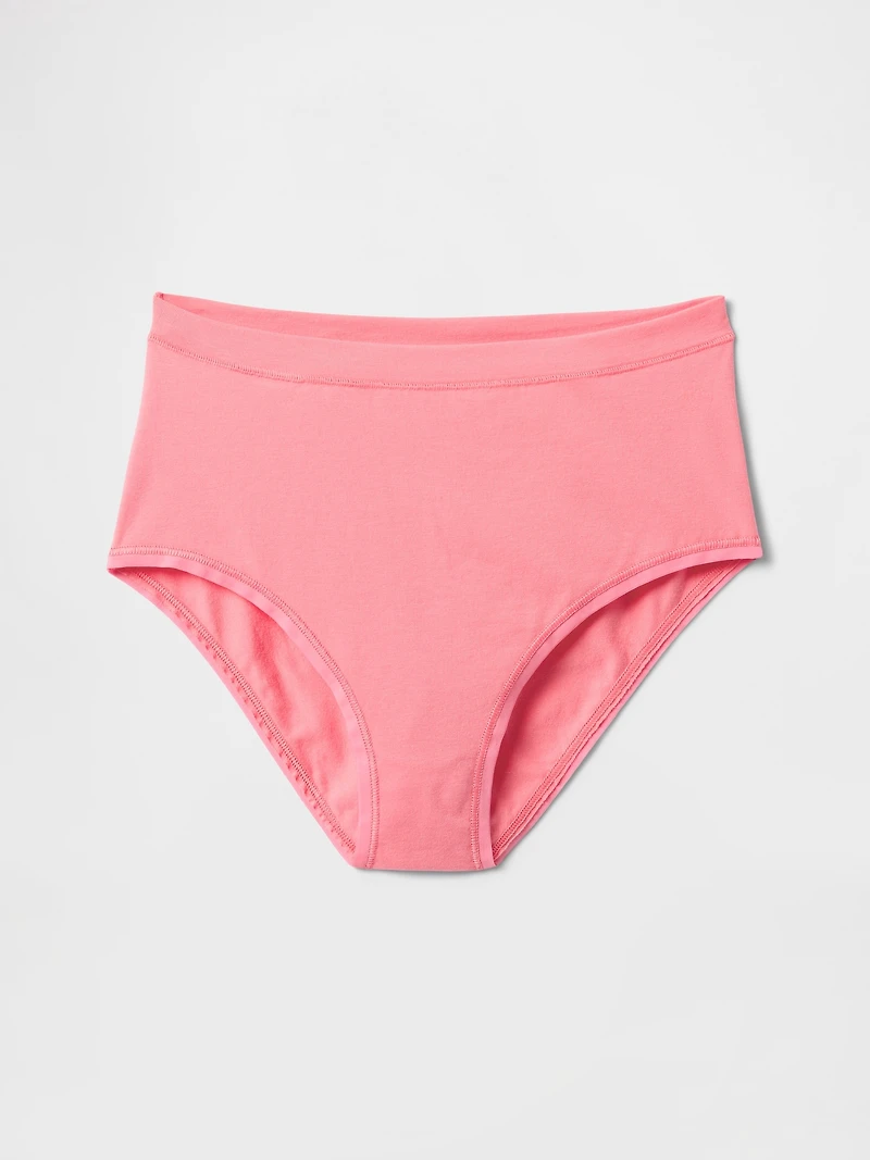 Organic Stretch Cotton High Rise Bikini