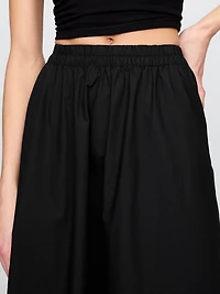 Poplin Maxi Skirt