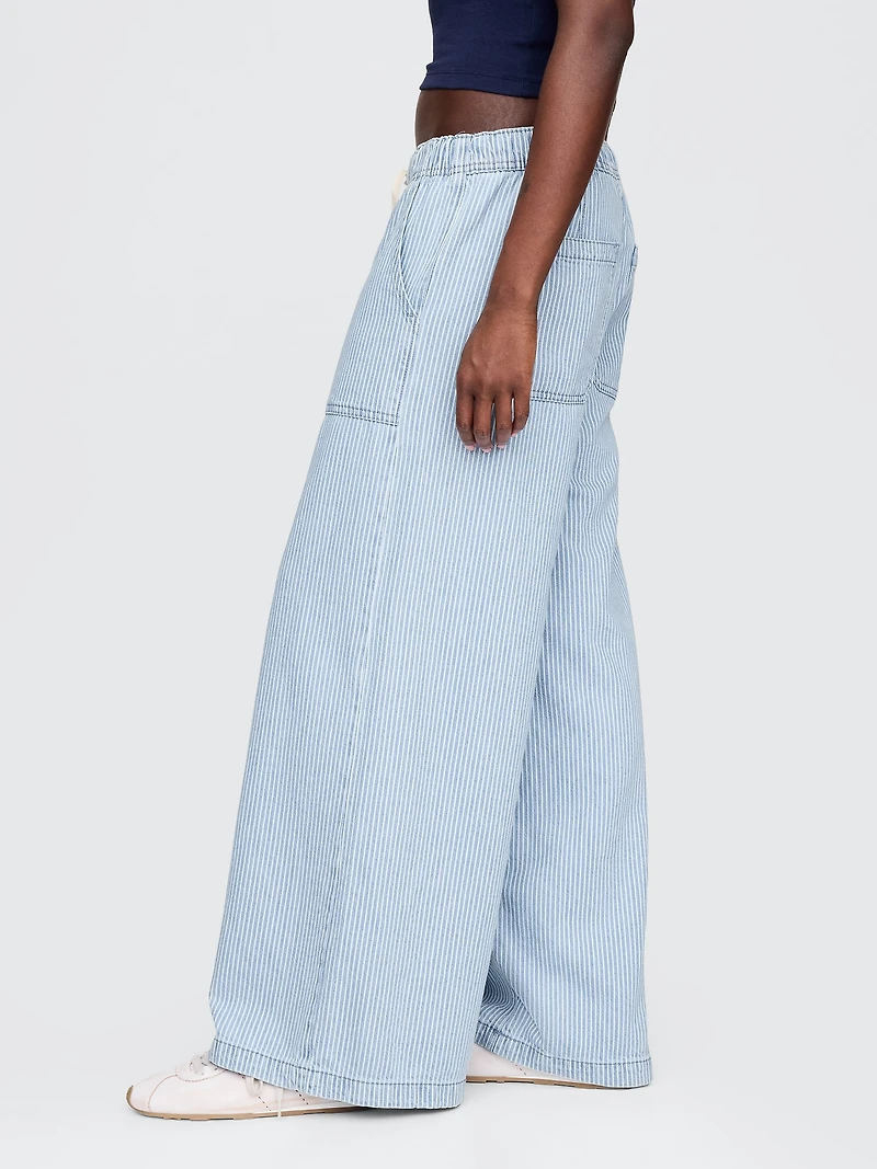 Mid Rise Easy Baggy Jeans