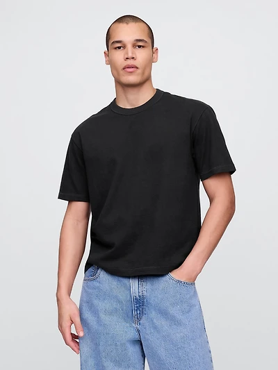 Adult Heavyweight Crop T-Shirt