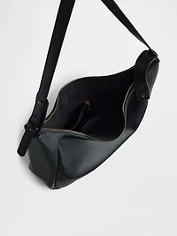 Vegan Pebble Leather Slouchy Bag
